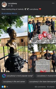 Lazzybwoy’s tomb 