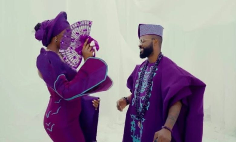 Falz and wife
